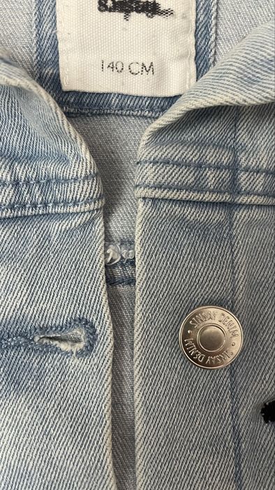 Джинсовая куртка на девочку