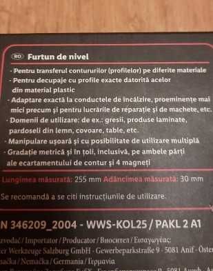 Sablon contur, 25 cm, Nou !