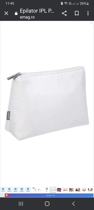 Epilator IPLPhilips Lumea Seria 9000 BRI947,4 accesorii, Alb/Roz