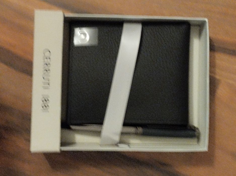 Cerutti 1881 set portmoneu piele naturala+pix