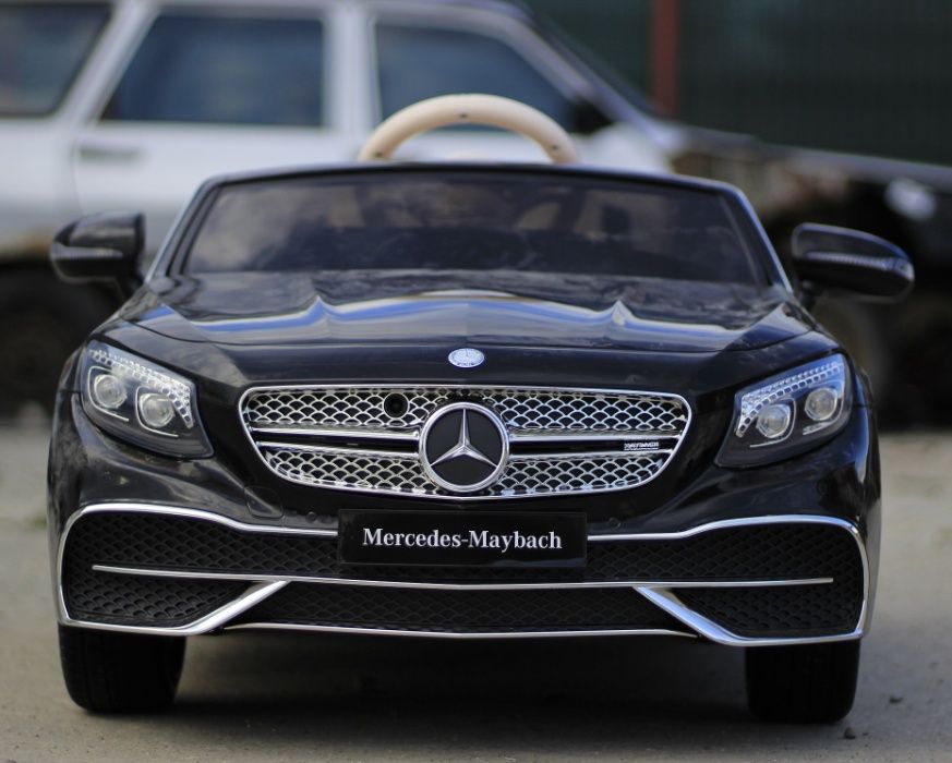 Masinuta electrică pentru copii Mercedes S650 Maybach NOUA #Black
