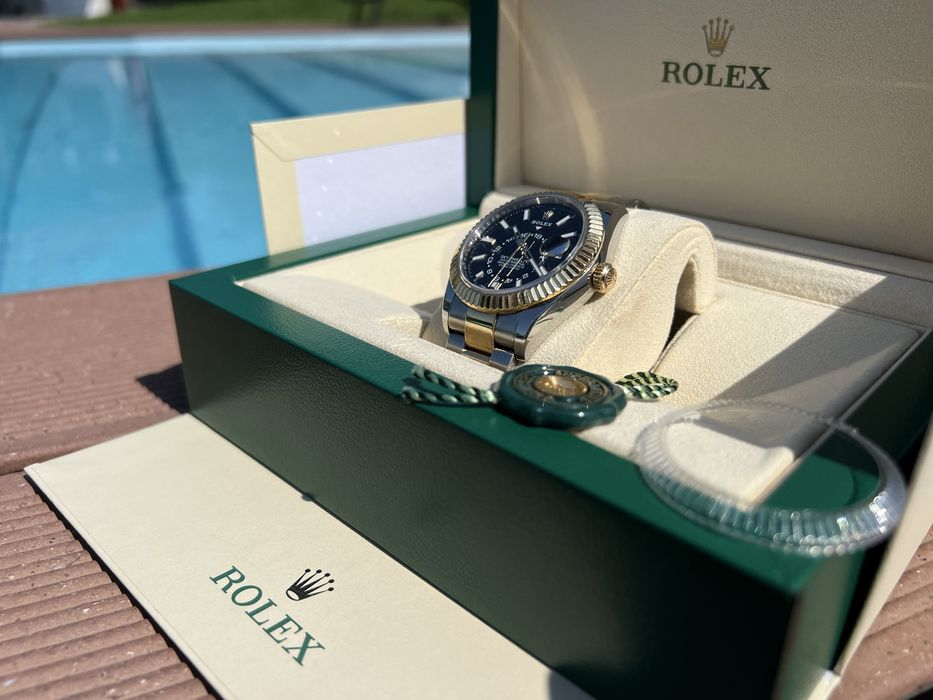 Rolex Sky Dweller Two Tone Yellow Gold  - Full Pack/Acte/Cutie/Card
