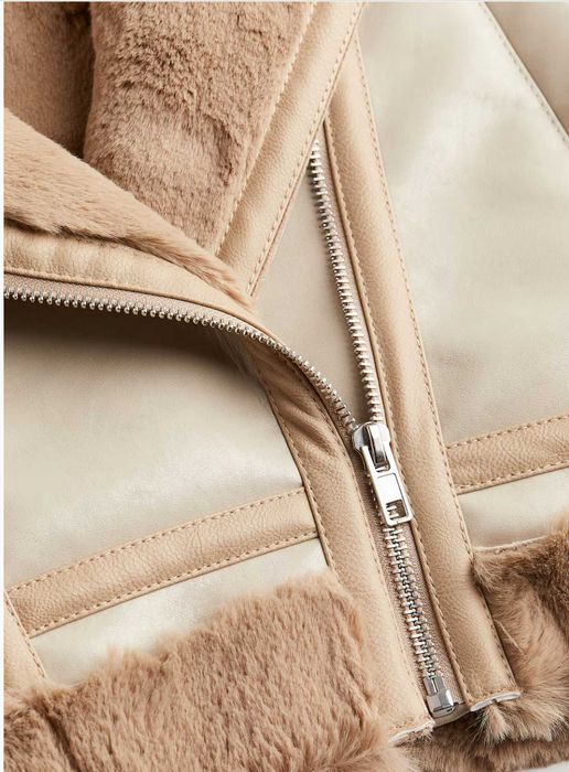 Новая куртка дубленка авиатор H&M, размер  L (50/56)