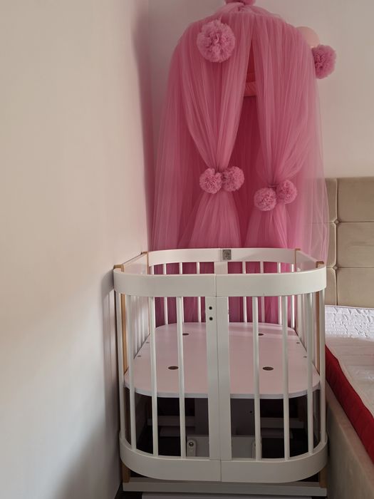 Patut happy mom 3 in 1 , din lemn masiv nefolosit