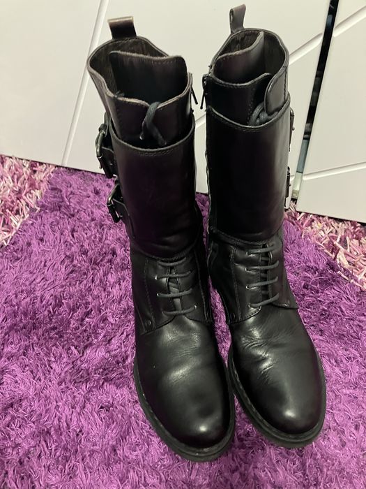 Bocanci piele naturala,Janet&Janet