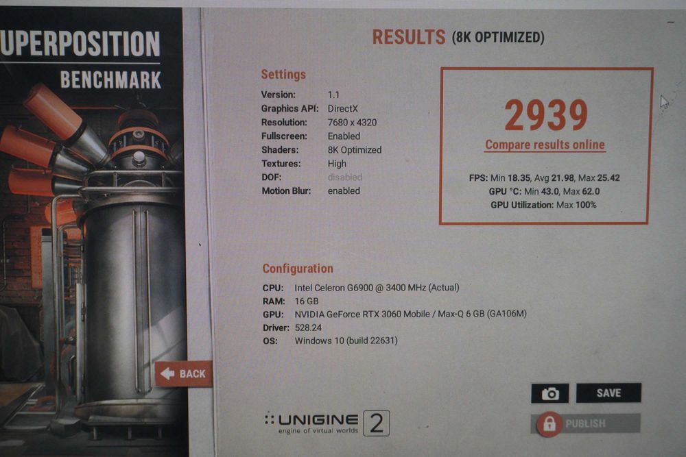 GPU RTX 3060 Mobile 6GB Nvidia GeForce видеокарта / вкл. ДДС