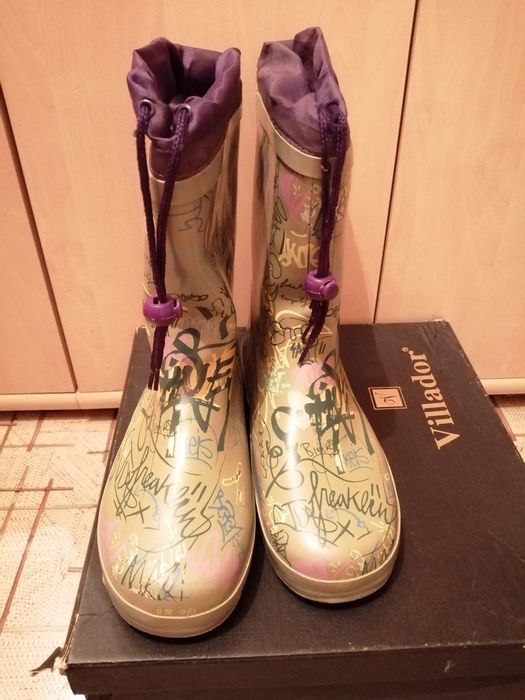 Резиновые сапоги с утеплителем