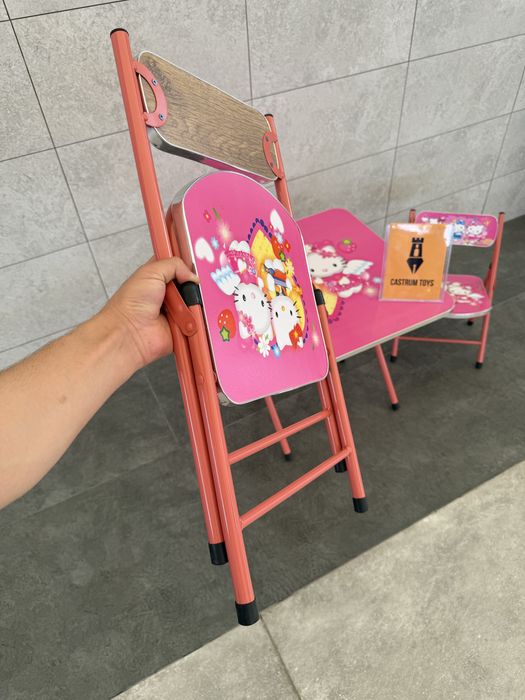 Складной детский столик со 2 стульчико Качество очень хорошее