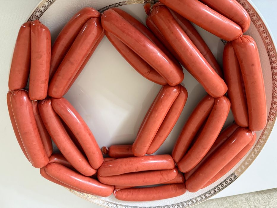 Колбаса домашняя из конины.