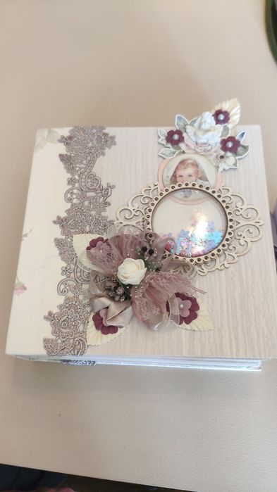 Ръчно изработен детски бебешки албум за снимки