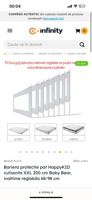 Protectie pentru pat