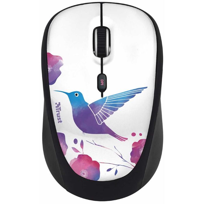 Mouse Trust Yvi, Wireless, USB, Bird