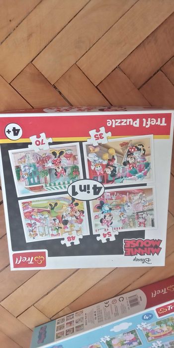 set 2 Puzzle-uri pt copii Peppa Pig si Minnie Mouse