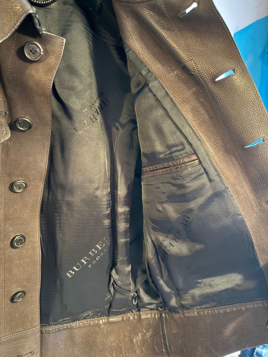 Leather Jacket Burberry Prorsum Fashion Collection Кожено Яке Велур / Набук Бърбъри Прорсъм Фешън Колекция. Най-високо качество на кожата и изработка!