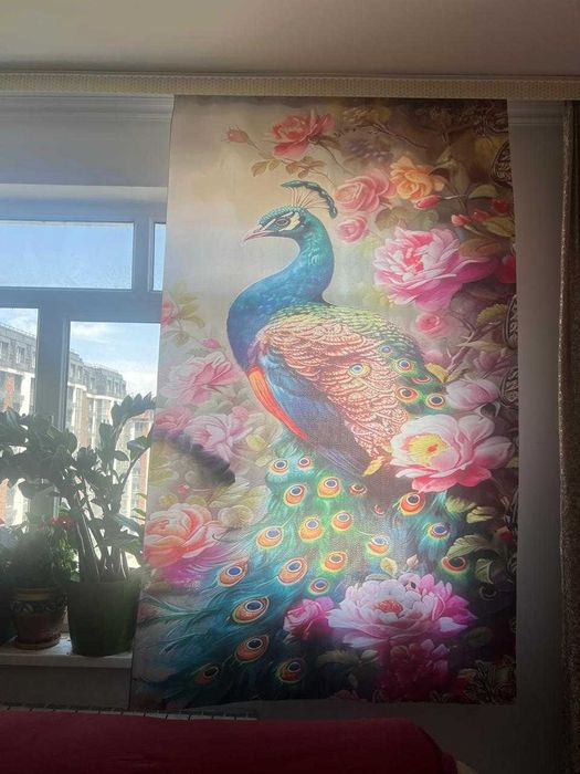 занавески шторы павлин