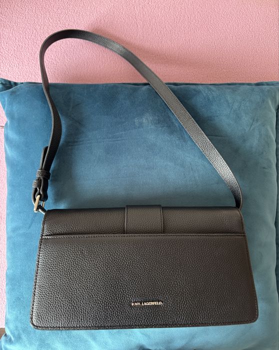 100% Оригинална Кожена чанта Karl Lagerfeld