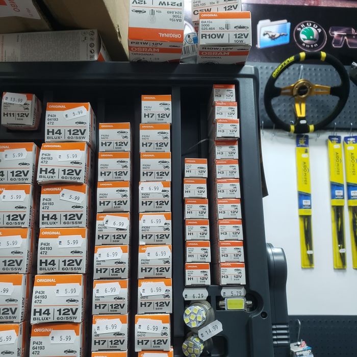 Крушки за автомобил OSRAM ВСИЧКИ ВИДОВЕ