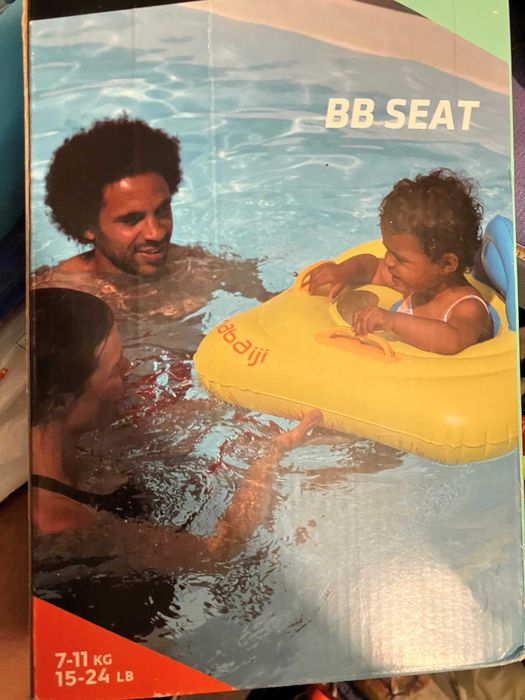 Пояс за бебе - надуваем