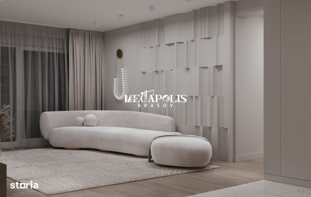 Apartament cu 2 camere | Noua | 68 mp Utili