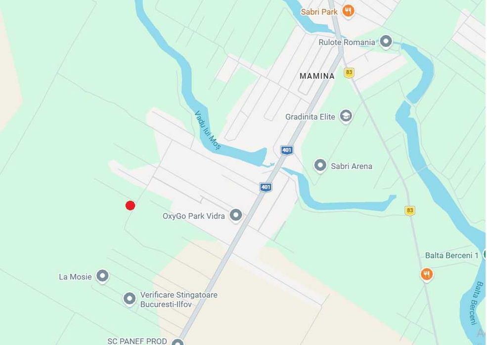 Teren intravilan 11.550 m – ideal lotizare case Berceni – Vidra, Ilfov