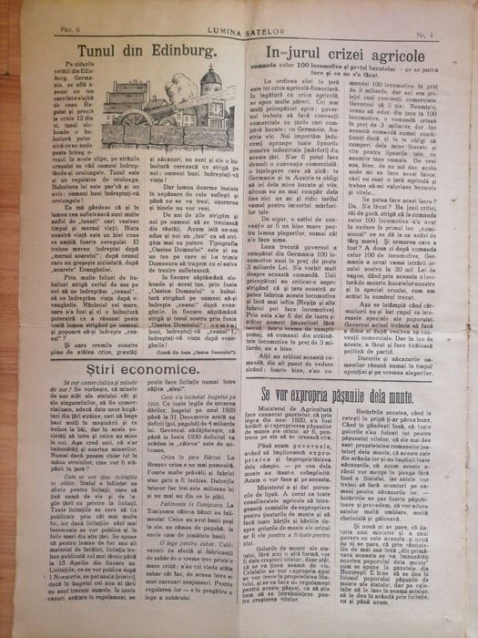 Ziar vechi colectie Lumina Satelor, Oastea Domnului 1930 Iosif Trifa
