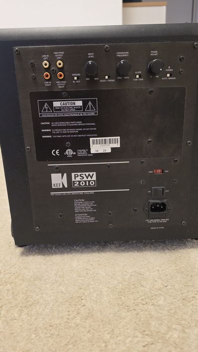 KEF PSW 2010 subwoofer