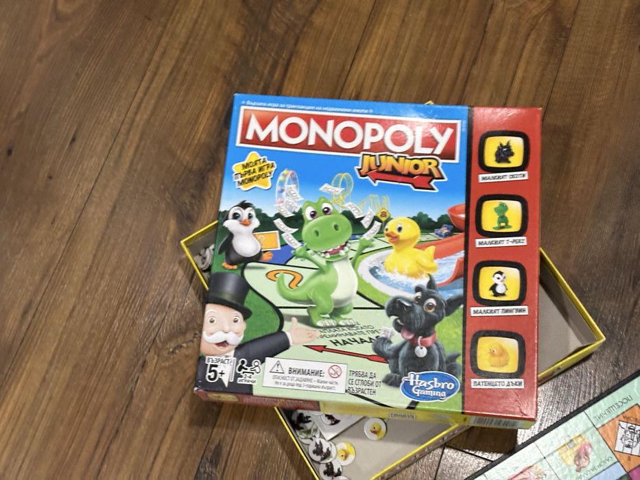Monopoly Junior – детска версия на класическата игра (5+ години)