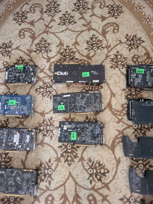 Lot Placi Video Nvidia GTX 1050TI, 980, AMD 470 8gb si altele