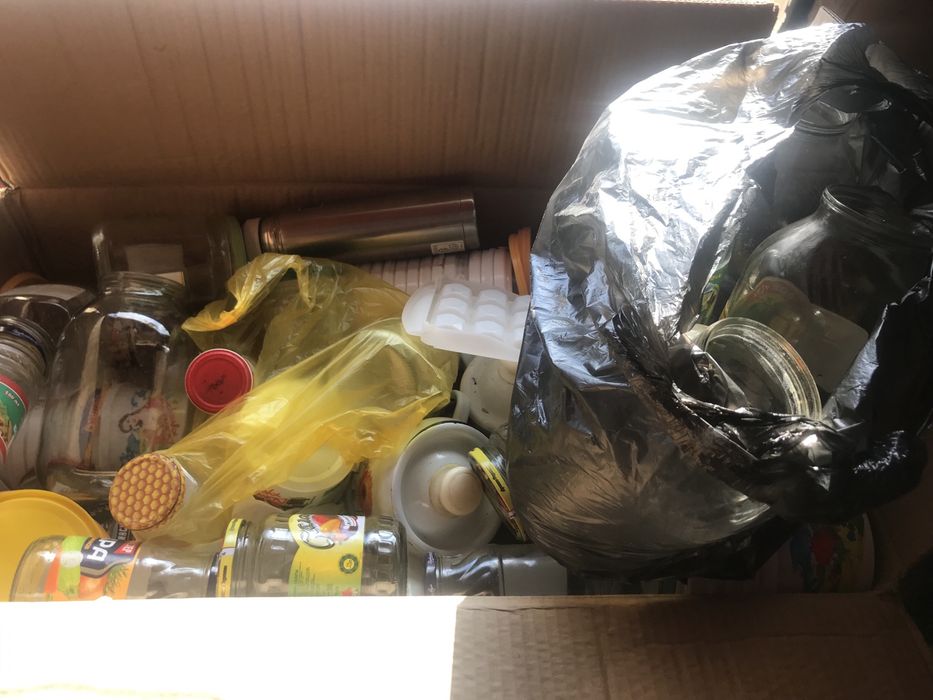 Стекляный банки с кришком