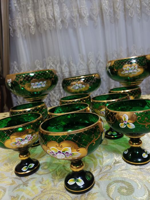 Bohemia Чехия набор-штучно богема набор 13 шт комплект посуда