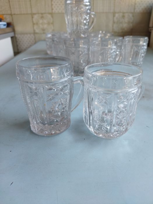 Кружечки хрустальные