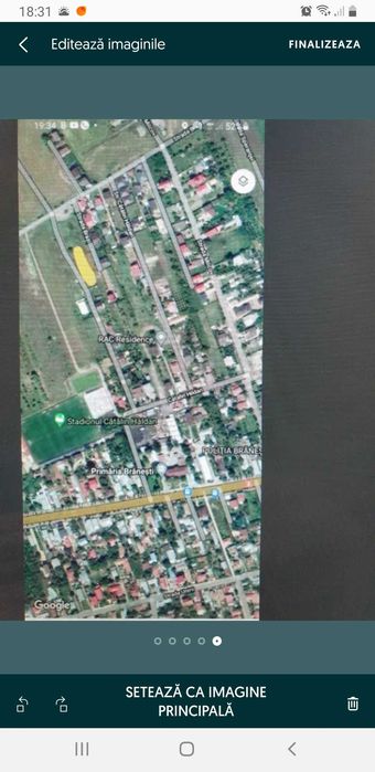 Teren de vânzare intravilan în Brăneşti