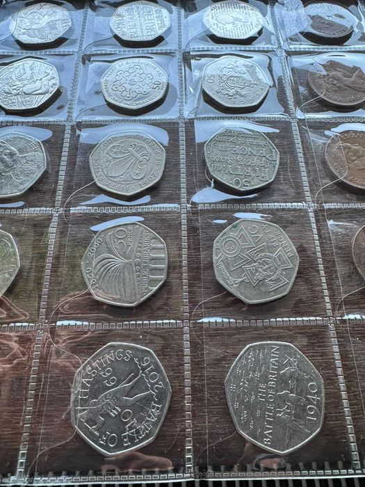 Colecție 30 monede britanice – £1, 50p, 2p, 5p și 1p, comemorative