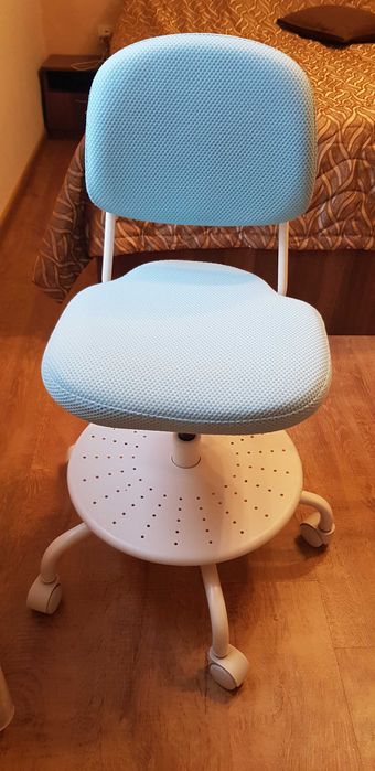 детски стол за бюро, син, Vimund Ikea