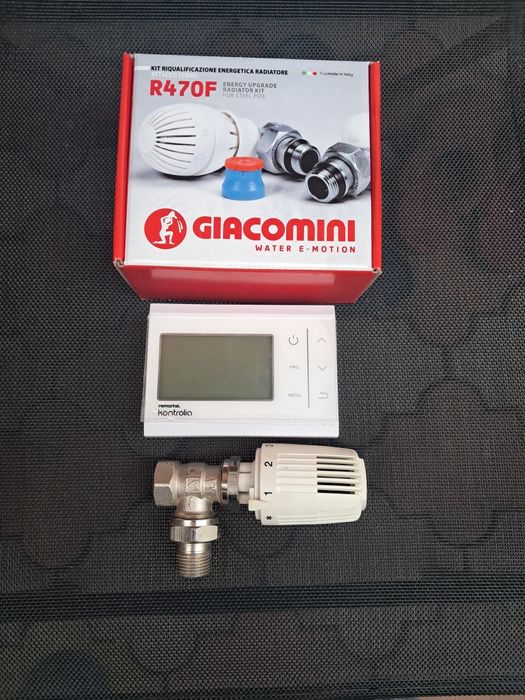 Termostat camera+kit Giacomini+robinet termostatat