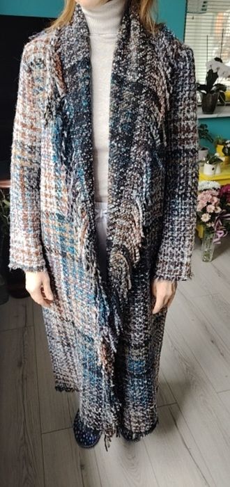 Дамско елегантно палто с вълна