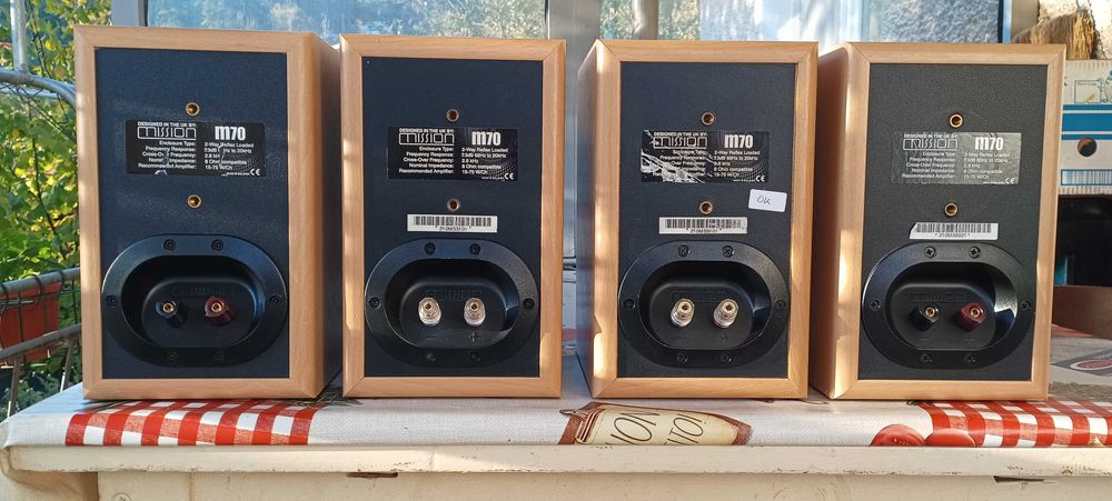 Рeсийвър Denon AVR-S960H с 4 колонки Mission M70