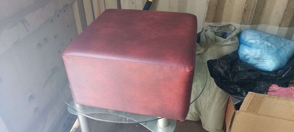 Пуфик 50*50  кожзам