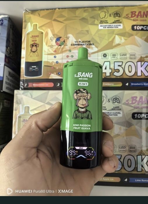 Vape 450.000 Puffs 15 Arome Reincarcabil Reglaj Gheata