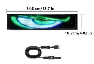 ЛЕД дисплей №5038-2 Динамичен LED мек екран Devil Eyes 35 11см