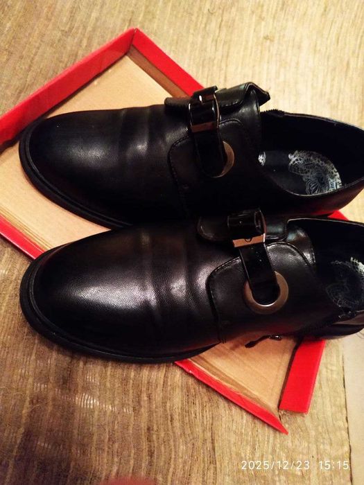 кожаные полуботинки 40 размер