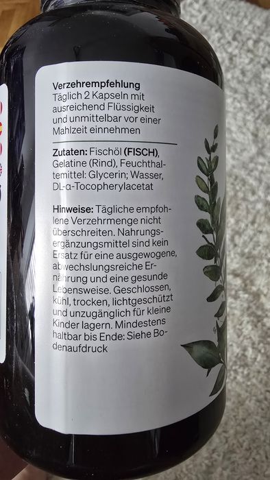 Supliment/vitamine/ulei de peste Omega 3