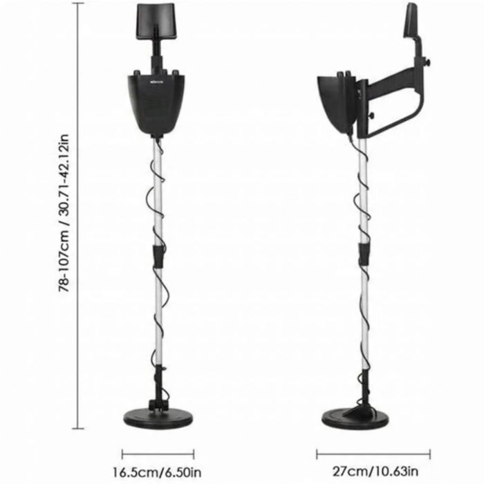 Водоустойчив металотърсач за злато, сребро, монети и съкровища K-1374