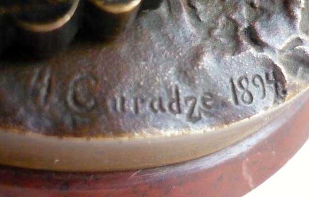 Антикварная бронза. Ганс Гурадзе (Германия). Редкость!