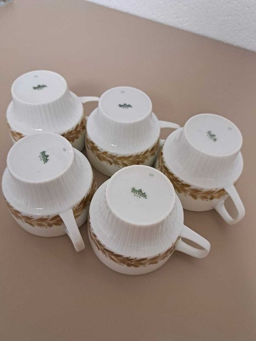 5 cesti Rosenthal din colectia Golden Leaves