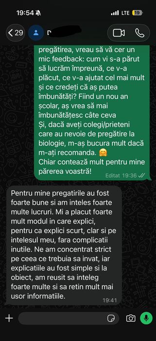 Meditații biologie bacalaureat