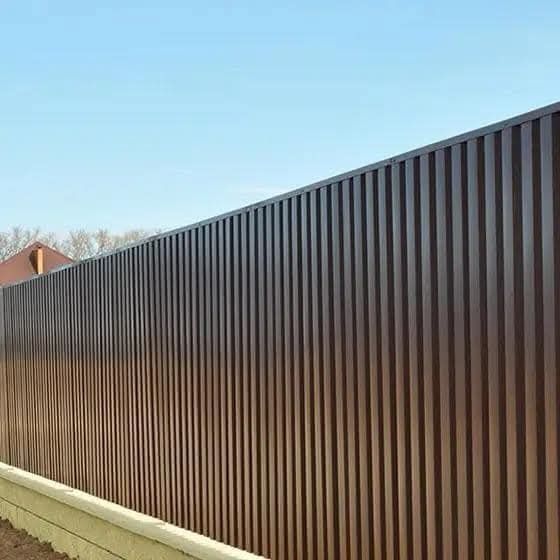 Garduri din panou stil jaluzele, din sipca metalica, tabla, plasa, BCA