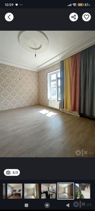 Аренда 3× комнатный дом участок 6 соток  на Гузаль Махаля