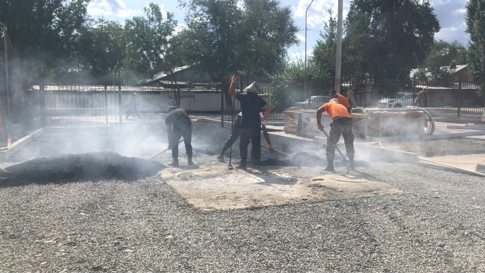 Асфальт Благоустройство территории