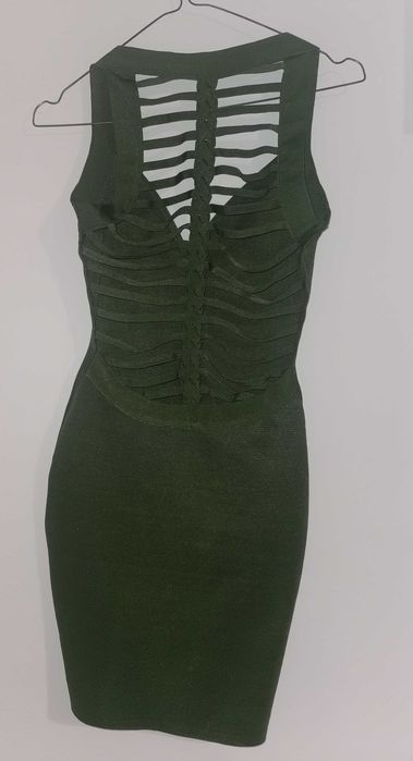 Rochie mulată verde kaki